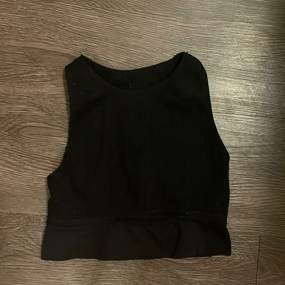 Forever 21 high neck black sports bra